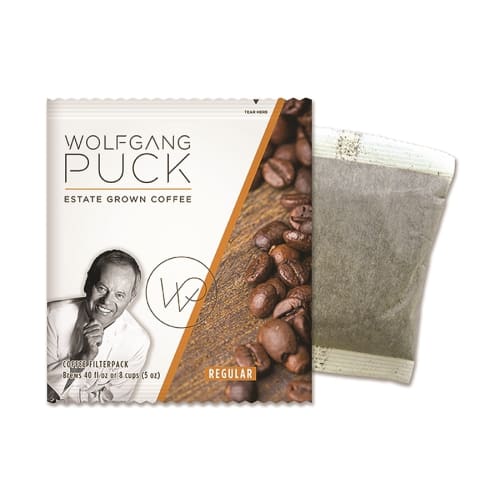 Wolfgang Puck Signature Roast 8-10 Cup Soft Pod Coffee, Regular
